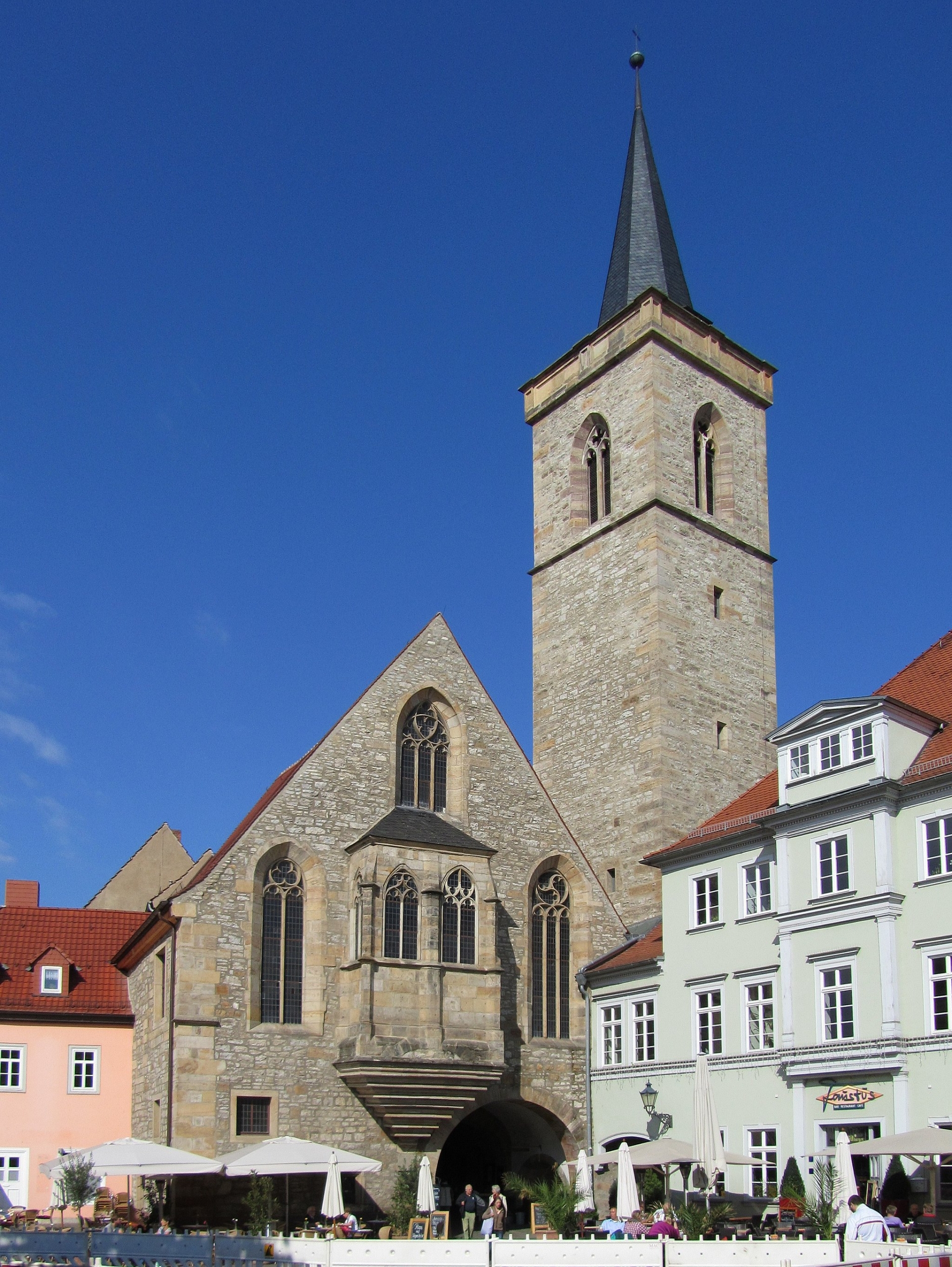 Das Bild zeigt die Ägidienkirche in Erfurt
