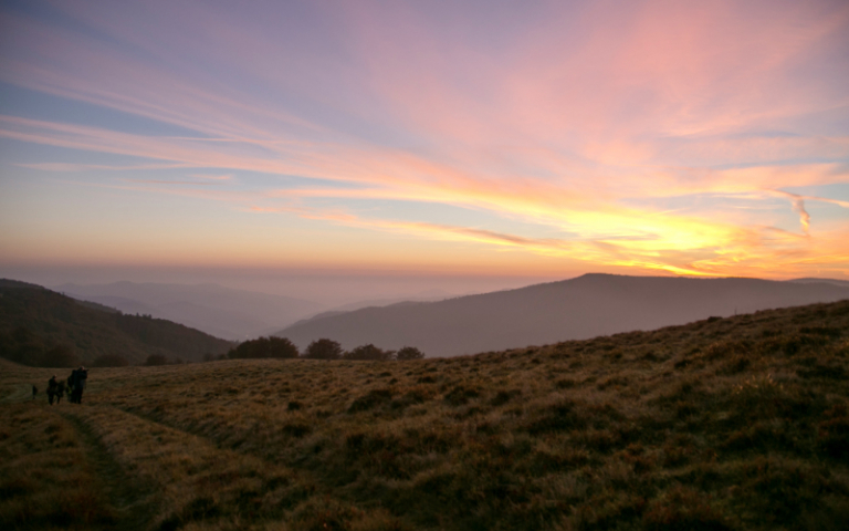 Der Sonnenaufgang an Ostern